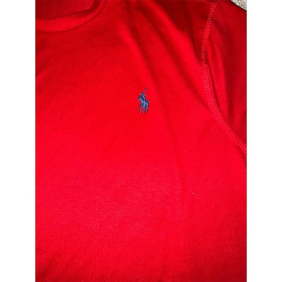 Polo Ralph Lauren Men's M Red Classic Crew Neck T-Shirt Short Sleeve - Picture 9 of 10